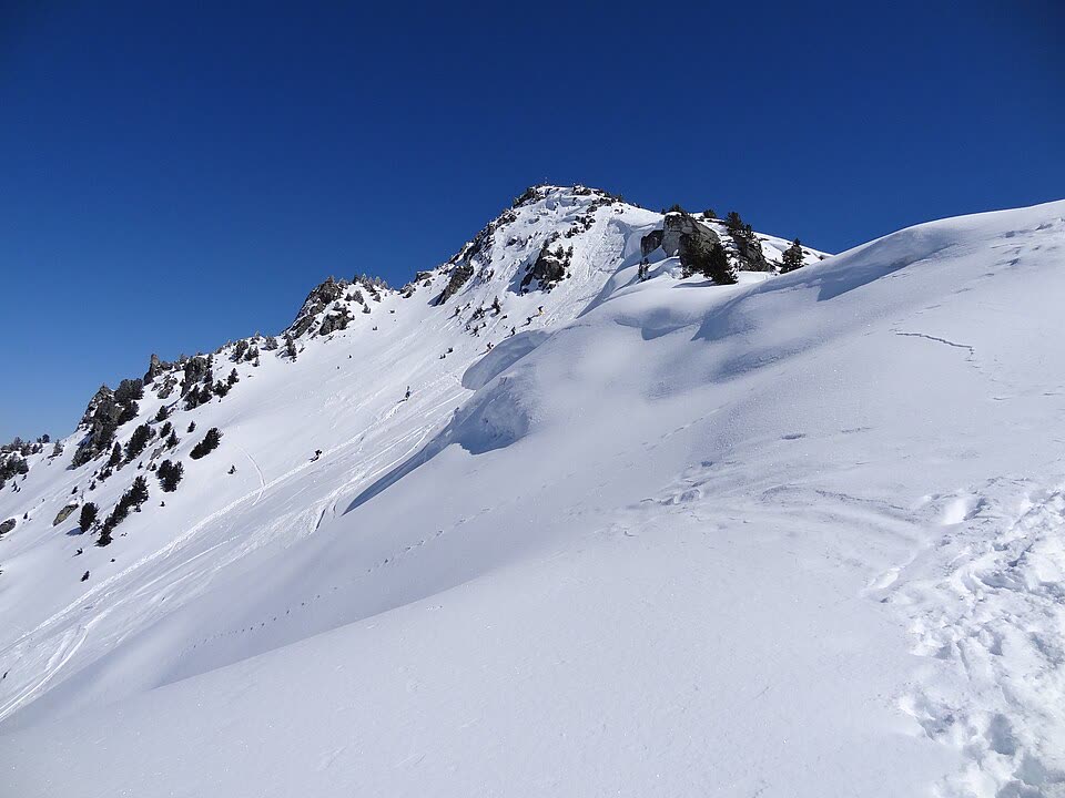 Dent de Nendaz en hiver, domaine des 4 Vallées — taxi Lausanne–Nendaz